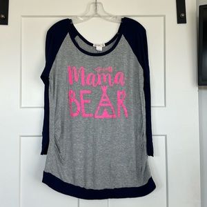 Long Sleeve Maternity Shirt